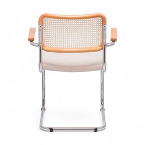 Cesca Kumaş Minderli Kollu Sandalye - Naturel