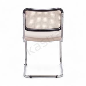 Cesca Kumaş Minderli Sandalye - Siyah