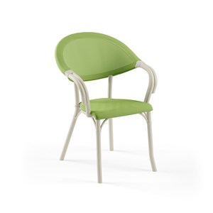 Flash-N Polipropilen Kollu Sandalye - Bej İskelet