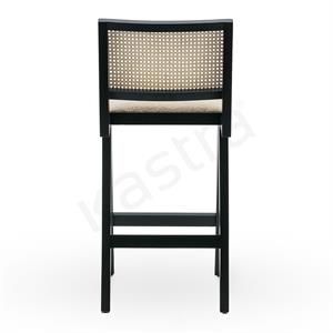 Jeanneret Ahşap Kolsuz Bar Sandalye