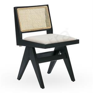 Jeanneret Kolsuz Hasırlı Sandalye