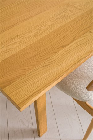 Joy Doğal Meşe Kaplama Masa