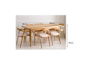 Latina Meşe Masa / Altus Sandalye Seti