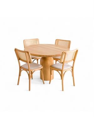 Lester Ahşap Mutfak Masa Takımı