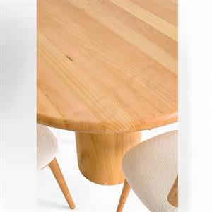 Lester Ahşap Yuvarlak Masa