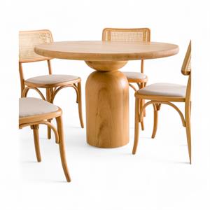 Lester Ahşap Yuvarlak Masa