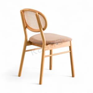 Lina Ahşap Hazeran Sandalye