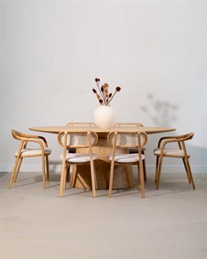 Lora Meşe Kaplama Masa