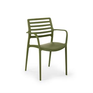 Louise XL Polipropilen Sandalye - Bahçe, Balkon, Kafe, Restoran İçin