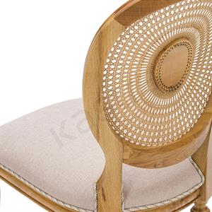 Madalyon Meşe Ahşap Sandalye