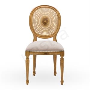 Madalyon Meşe Ahşap Sandalye