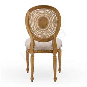 Madalyon Meşe Ahşap Sandalye