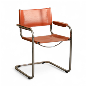 Mart Stam S34 Metal Deri Sandalye