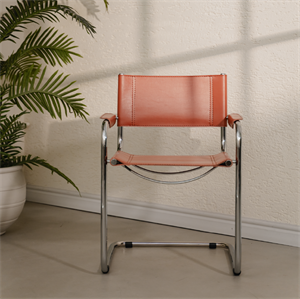 Mart Stam S34 Metal Deri Sandalye