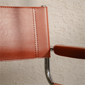 Mart Stam S34 Metal Deri Sandalye