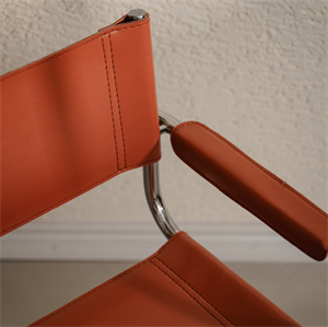 Mart Stam S34 Metal Deri Sandalye