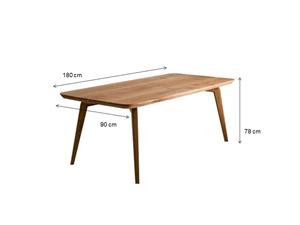 Melina Masif Ceviz Masa