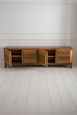 Cross Masif Ceviz TV Sehpası - TV Ünitesi