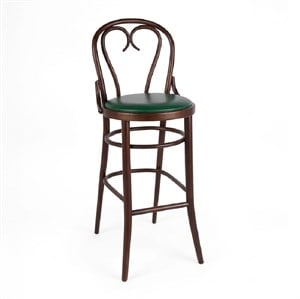 Miny Minderli Ahşap Thonet Bar Sandalyesi