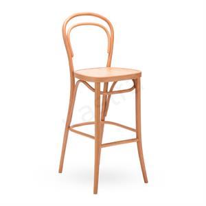 Olivia Ahşap Thonet Bar Sandalyesi