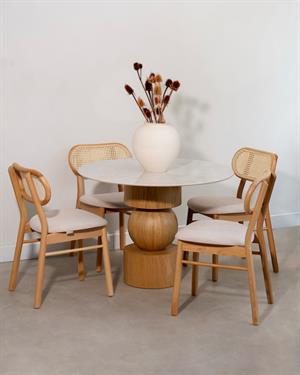 Orbit Yuvarlak Porselen Masa