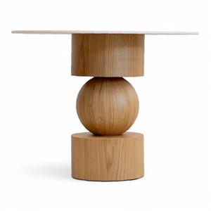 Orbit Yuvarlak Porselen Masa