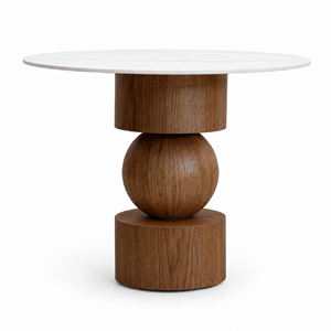 Orbit Yuvarlak Porselen Masa