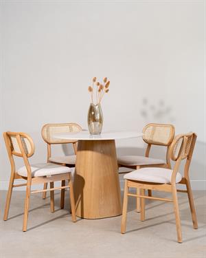 Ovia Yuvarlak Porselen Masa