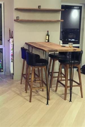 Rios Ceviz Bar Masası