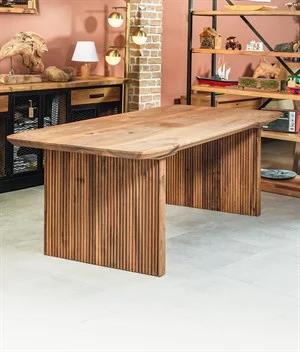 Scap Masif Ceviz Yemek Masası