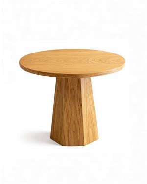 Sieanna Yuvarlak Meşe Masa