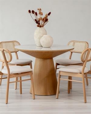 Vera Yuvarlak Porselen Masa