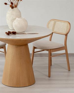 Vera Yuvarlak Porselen Masa