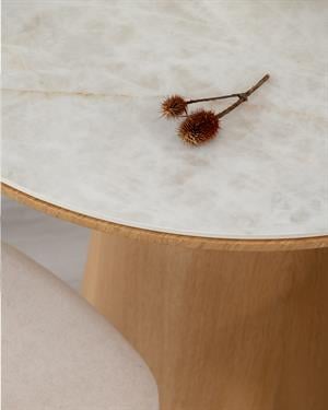 Vera Yuvarlak Porselen Masa