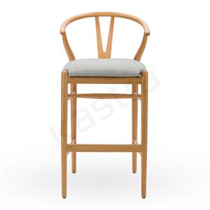Wishbone Bar Sandalyesi Kumaşlı