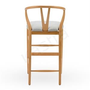 Wishbone Bar Sandalyesi Kumaşlı