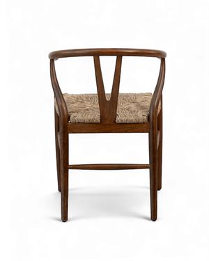 Wishbone Hasırlı Sandalye - Ceviz