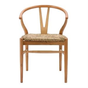 Wishbone Hasırlı Sandalye - Naturel