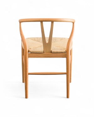 Wishbone İp Hasır Sandalye - Naturel