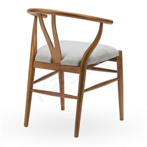 Wishbone Minderli Sandalye - Ceviz