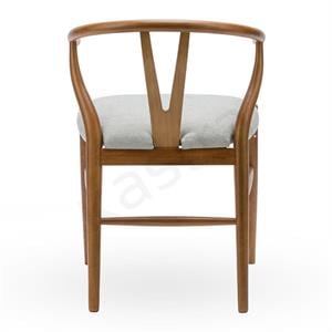 Wishbone Minderli Sandalye - Ceviz