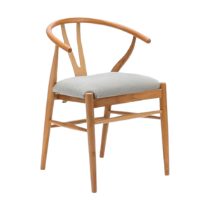 Wishbone Minderli Sandalye - Naturel