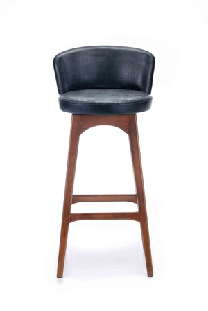 Melua Ahşap Bar Sandalyesi