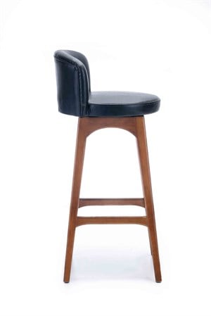 Melua Ahşap Bar Sandalyesi