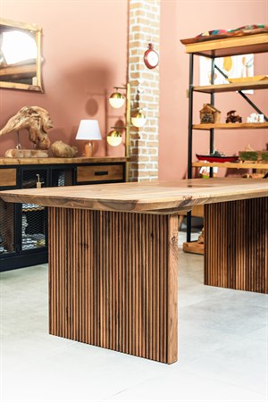 Scap Masif Ceviz Yemek Masası