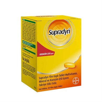 Supradyn® 30 Film Kaplı Tablet_Bitkisel Ürünler