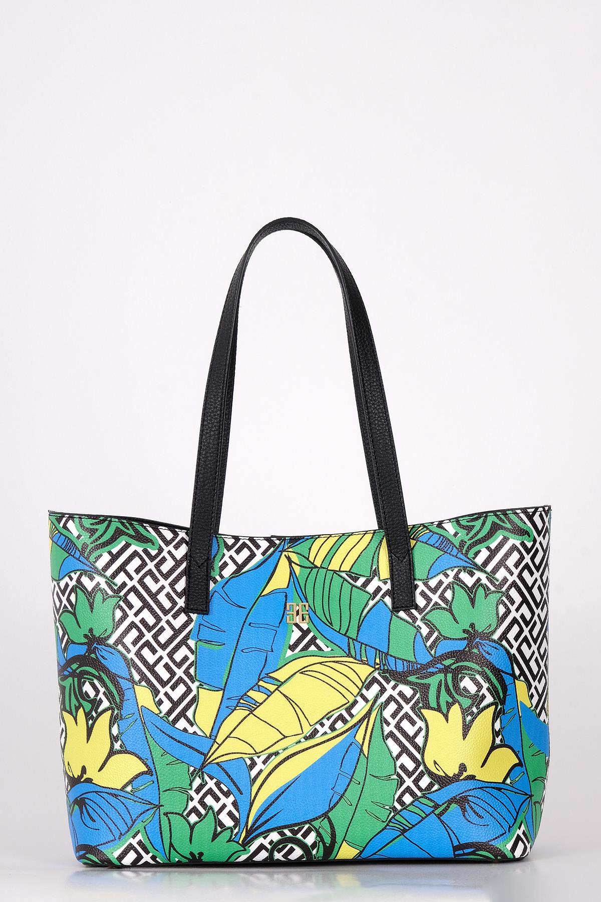 Desenli Bucket Çanta (Kampanyalı Ürün)