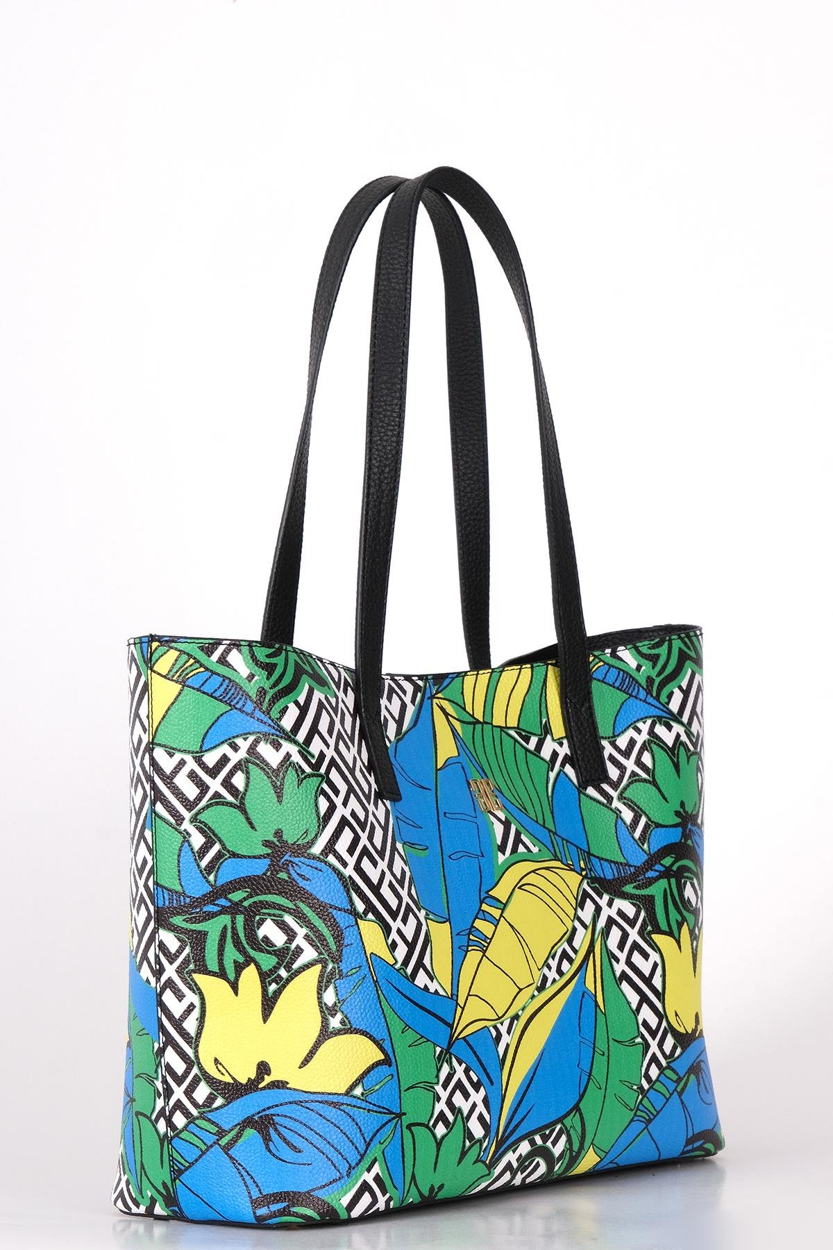 Desenli Bucket Çanta (Kampanyalı Ürün)