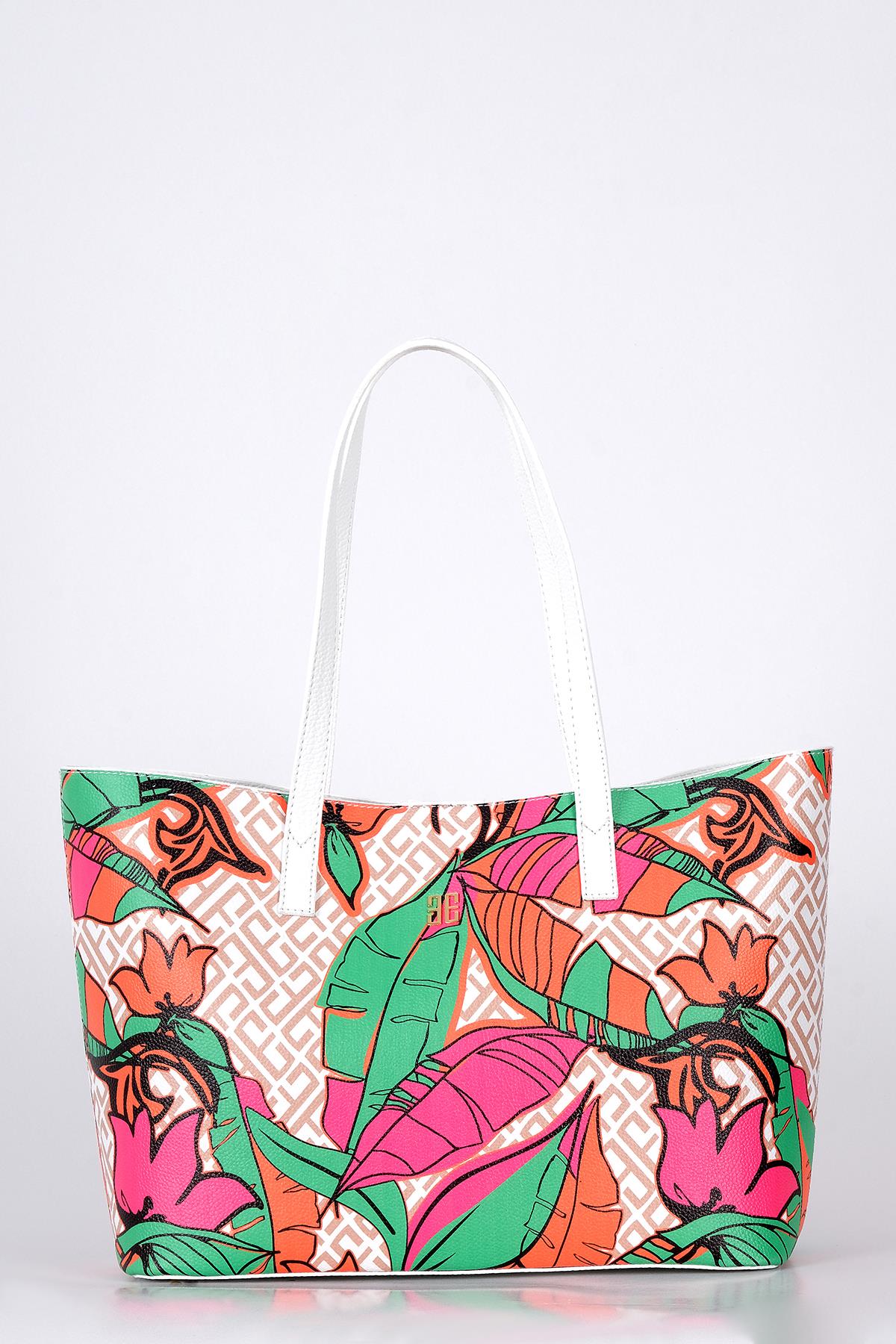 Desenli Bucket Çanta (Kampanyalı Ürün)