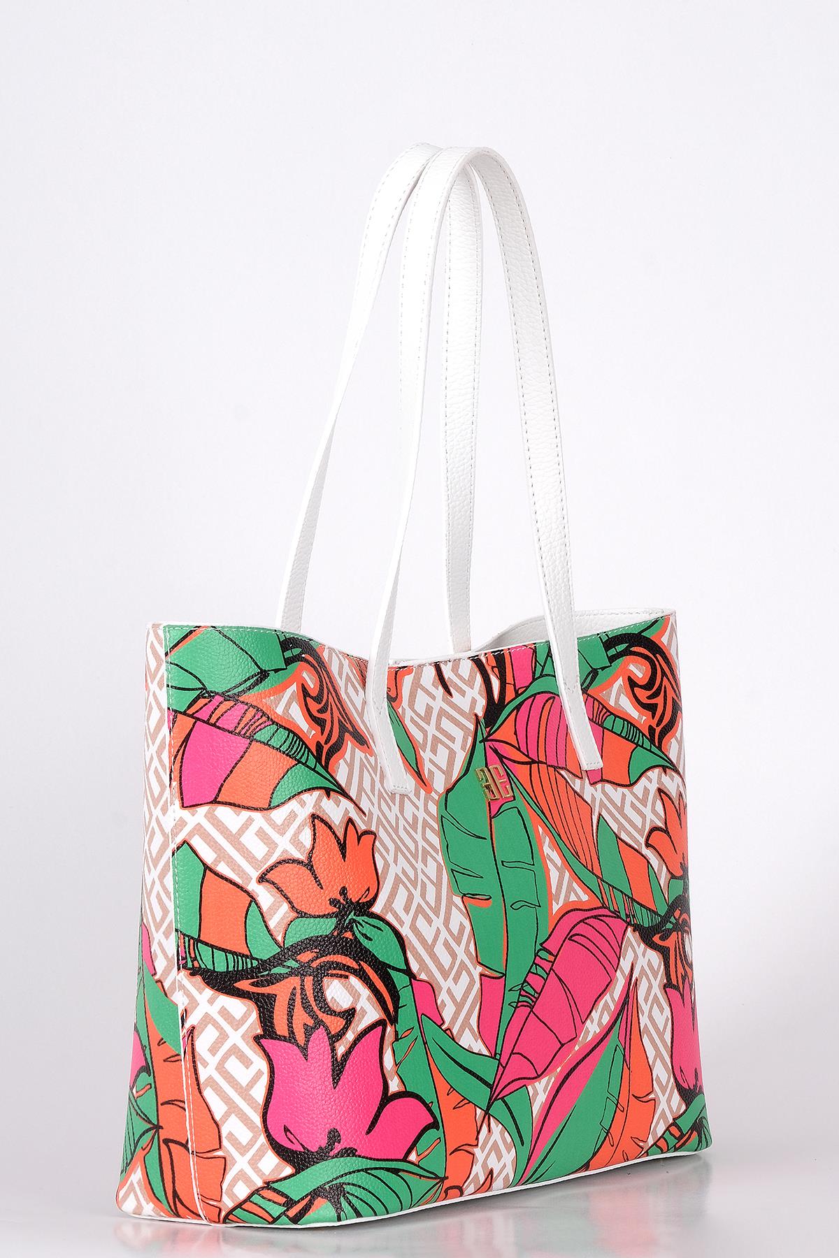 Desenli Bucket Çanta (Kampanyalı Ürün)